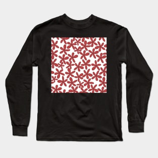 Red Flower design Long Sleeve T-Shirt